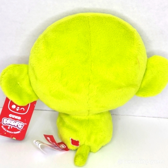 JOEY BANANAS 🐒 Lime Green Monkey Expressive Plush by Gund Drops ☆》NWT《☆ - Picture 5 of 6